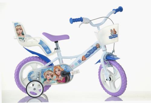Detský bicykel Dino Bikes 124GLN SNOW QUEEN 12" dievčenské