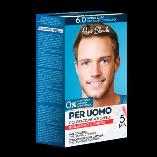 Farba na pánske vlasy tmavý blond Renee Blanche 6.0 Biondo Scuro