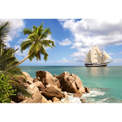 Puzzle 1500 Dielikov Castorland - CASTORLAND Puzzle 1500 Dielikov - Plachtenie v Raji 68x47cm