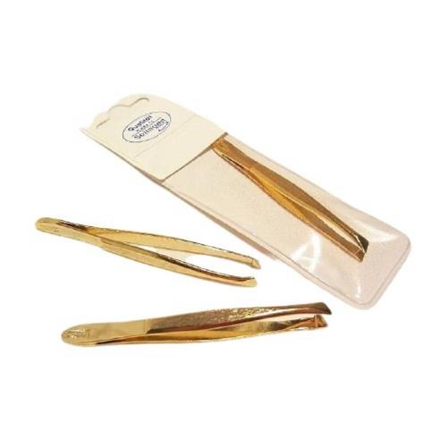 SOLINGEN pinzeta šikmá zlatá 8cm 70803