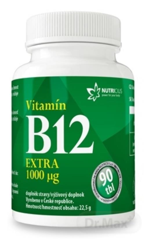 NUTRICIUS Vitamín B12 EXTRA 1000 μg