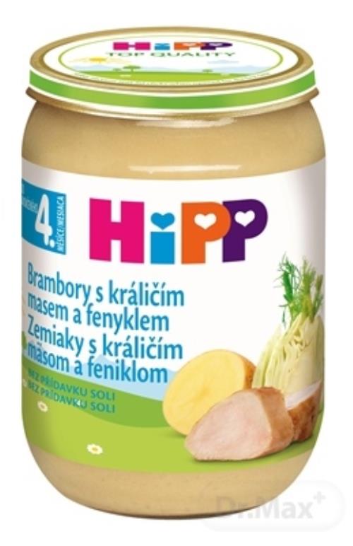 HiPP Príkrm Zemiaky s králičím mäsom a feniklom