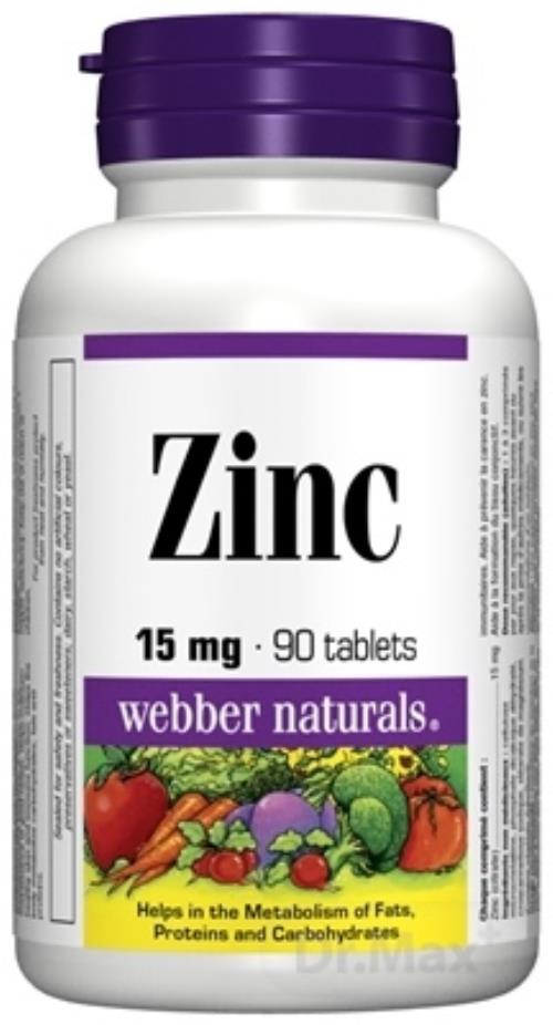 Webber Naturals Zinok 15 mg