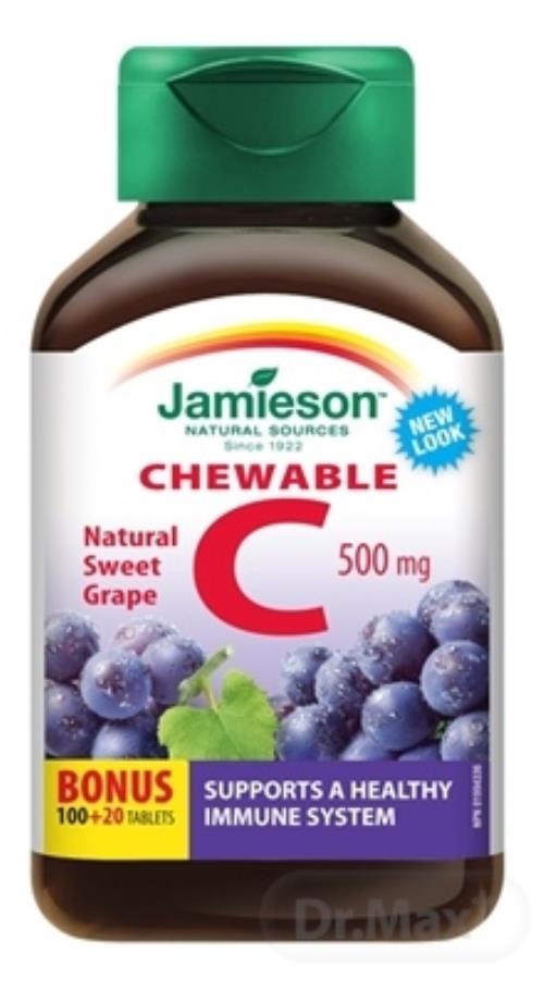 JAMIESON VITAMÍN C 500 mg hrozno