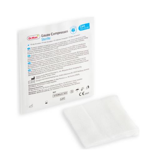 Dr. Max Gauze Compresses Sterile 7,5 x 7,5 cm